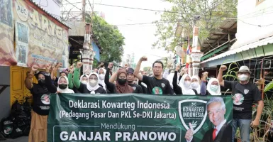 Kowarteg dan PKL se-Jakarta Mau Program Ekonomi ala Ganjar Diterapkan Nasional