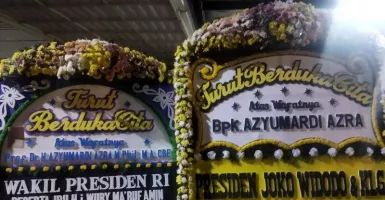 Jokowi Kirim Karangan Bunga Dukacita Atas Kepergian Azyumardi Azra