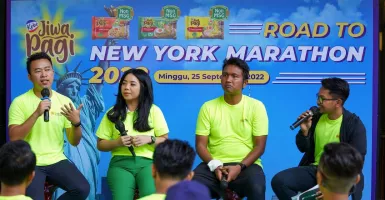 Dukung Pelari Indonesia, Mie Jiwa Pagi Suplai Asupan Karbo di New York Marathon