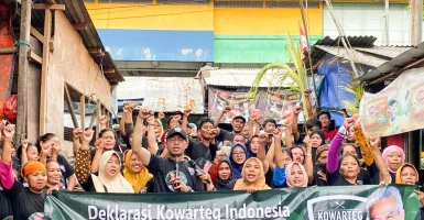 Komunitas Warteg dan Pedagang Pasar Kramat Jati Dukung Ganjar Presiden 2024