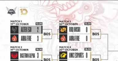 Jadwal dan Cara Nonton MPL ID S10: RRQ Hoshi dan Onic Esports Main