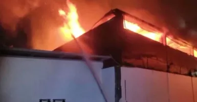 Gudang Triplek di Bandung Kebakaran, Petugas Berjuang 12 Jam Lebih Padamkan Api