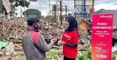 Paket Rp10 Bebas Telepon dan SMS dari Telkomsel untuk Warga Terdampak Gempa Cianjur