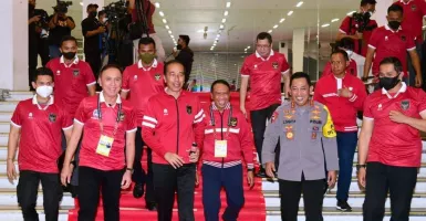 Tonton Langsung Timnas Indonesia, Jokowi Singgung Protokol Keamanan