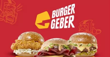Makan Burger Geber Sambil Minum Kopi Janji Jiwa, Mantap!