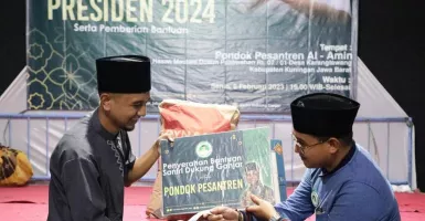 Aksi Mulia Santri Dukung Ganjar, Beri Bantuan Pembangunan Masjid