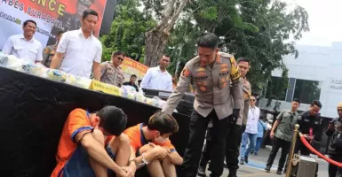 Kurir Sabu-Sabu 24,1 Kg Ditangkap Saat Tiba di Stasiun Pasar Turi Surabaya