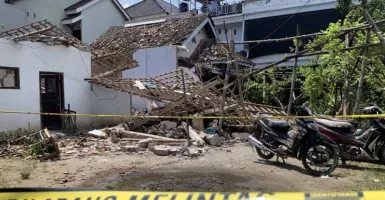 Ledakan Petasan di Malang, Polres Batu dan Labfor Polda Jatim Olah TKP