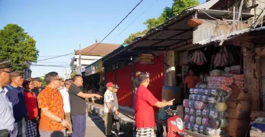 Bikin Macet, Pedagang di Pasar Sukawati Gianyar Bali Ditertibkan