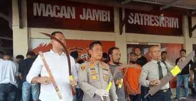 18 Orang Ditangkap Karena Terlibat Tawuran di Jambi, Ada yang Masih SMP