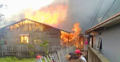 Sekolah dan Sejumlah Rumah Hangus Akibat Kebakaran di Kalimantan Utara