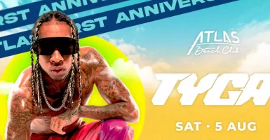 Gandeng Tyga, Ulang Tahun Atlas Beach Club di Bulan Agustus Bakal Meriah