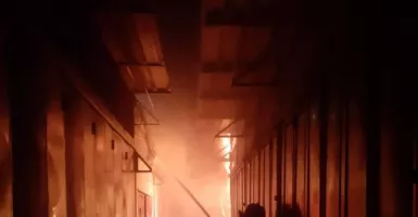 Kebakaran Pasar Gringging Kediri, Kerugian Hampir Rp 800 Juta