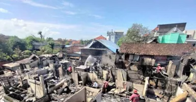 30 Rumah Warga Ludes Akibat Kebakaran di Denpasar Bali