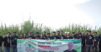 Jelang Pilpres 2024, Petani Tebu Cirebon Dukung Ganjar Pranowo