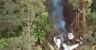 Pesawat Hilang Kontak di Yalimo Ditemukan di Hutan Belantara