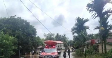 164 Orang Terdampak Banjir di Kuantan Singingi Akibat Hujan Lebat