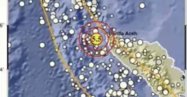 Gempa di Aceh Barat dengan Magnitudo 5,0 Senin Pagi, Tak Berpotensi Tsunami