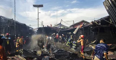 20 Rumah Ludes dalam Musibah Kebakaran di Banjarmasin