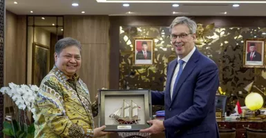Terima Kunjungan Perpisahan Dubes Uni Eropa untuk Indonesia, Airlangga Hartarto Beri Apresiasi