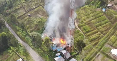 KKB Papua Pimpinan Titus Murib Berulah di Ilaga, Sejumlah Fasilitas Dibakar