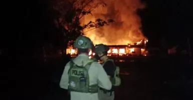 Gedung Pemda Yahukimo di Dekai Terbakar, Satgas Damai Cartenz Dikerahkan
