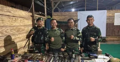 5 Senjata Api Disita dari Markas KKB di Nduga, Papua Pegunungan