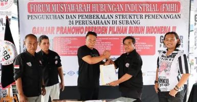 Bentuk 24 Tim Pemenangan, GBB Targetkan 100 Ribu Buruh Subang Pilih Ganjar Pranowo