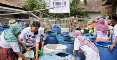 Srikandi Ganjar Jadi Pahlawan Warga Serang Berkat Air Bersih Gratis