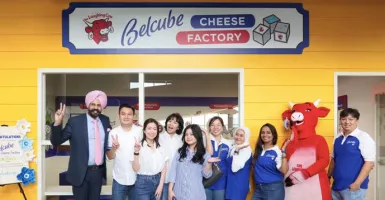 Yuk, Bermain dan Belajar Tentang Keju di Pabrik Belcube Cheese di Youreka Kids Farm