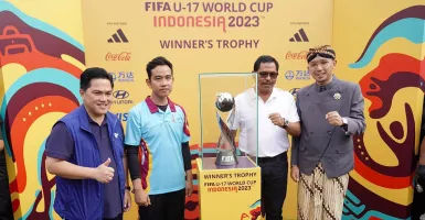 Tampil bersama Gibran, Erick Thohir: Saatnya Sambut Pesta Bola Dunia