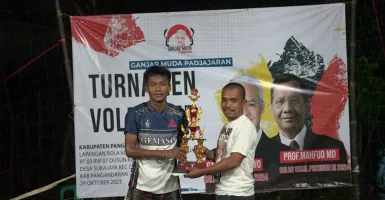 Turnamen Voli Ganjar Muda Padjadjaran Dimeriahkan Ratusan Peserta di Pangandaran
