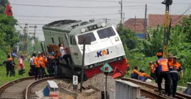 KA Pandalungan Anjlok di Sidoarjo, Perjalanan Sejumlah Kereta Lintas Selatan Terlambat