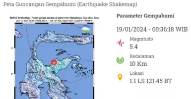 Gempa Magnitudo 5,4 Guncang Tojo Una-Una di Sulawesi Tengah, Ini Penyebabnya