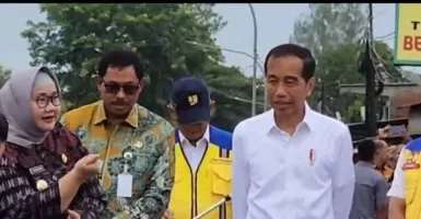 Presiden Jokowi Tinjau Perbaikan Jalan Solo-Purwodadi, Ini Kondisinya