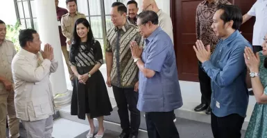 Kunjungi SBY di Pacitan, Prabowo: Sowan Senior dan Terima Kasih Atas Dukungan Terhadap Saya