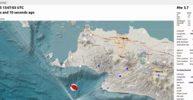 Gempa Magnitudo 5,7 Guncang Banten, Tidak Berpotensi Tsunami