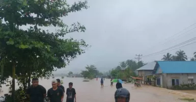 Curah Hujan Tinggi, 2 Kecamatan di Gorontalo Diterjang Banjir