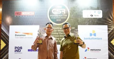 Borong 4 Penghargaan CSR, Pos Indonesia Beri Dampak Positif bagi Lingkungan Sekitar