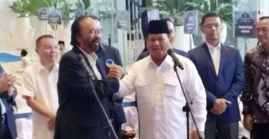 Bertemu Surya Paloh, Prabowo Subianto: Menghormati Ucapan Selamat