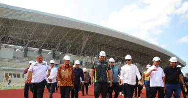 PON XXI Aceh-Sumut 2024: Menpora Dito Bareng Menko PMK Tinjau Venue Atletik