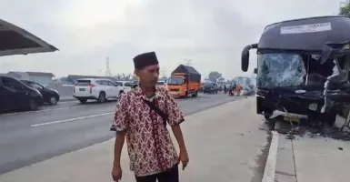 Sopir Bus Ungkap Kronologi Kecelakaan Tol Jakarta-Cikampek: Saya Coba Menghindari ke Kiri
