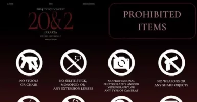 Daftar Barang Yang Dilarang Dibawa ke Konser TVXQ