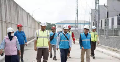 Manajemen PLN Kunjungan ke Proyek GITET 500 kV Ampel/Boyolali, K3 Prioritas Utama