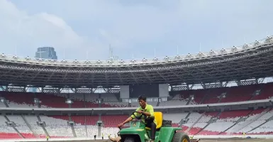 Revitalisasi Rumput Stadion Utama Gelora Bung Karno Ditarget Rampung Oktober 2024