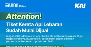 Jangan Sampai Kehabisan! Tiket Kereta Api Mudik Lebaran 2025 Sudah Bisa Dipesan