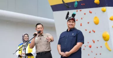 Menpora Dito dan Menko AHY Meninjau Cibubur Youth Elite Sport Center