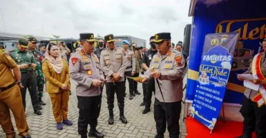 Jelang Mudik Lebaran, Kapolri Cek Layanan Valet and Ride di Brebes