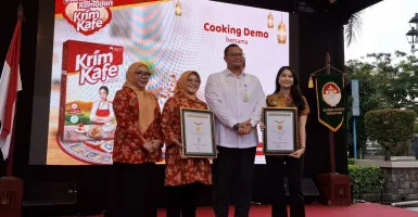 Masak Takjil Serentak Bareng DWP, Krim Kafe Cetak Rekor MURI
