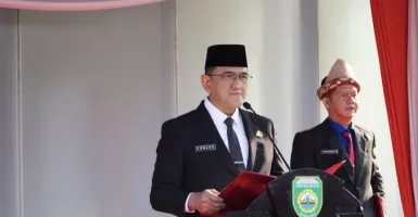 Irup Hardiknas, Sekda Sumsel Edward Candra Bacakan Amanat Tertulis Mandikdasmen RI